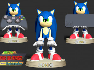 Sonic the Hedgehog 3D Print Model