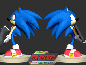 Sonic the Hedgehog 3D Print Model