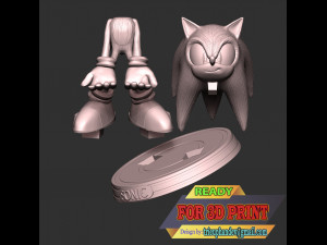 Sonic the Hedgehog 3D Print Model
