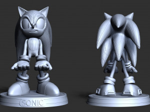 Sonic the Hedgehog 3D Print Model