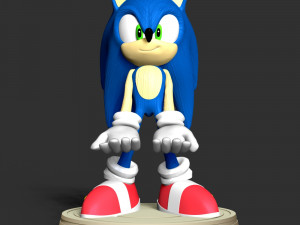 Sonic the Hedgehog 3D Print Model