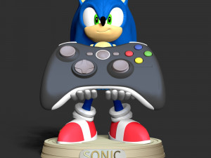 Sonic the Hedgehog 3D Print Model