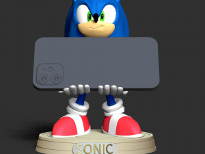 Sonic the Hedgehog 3D Print Model