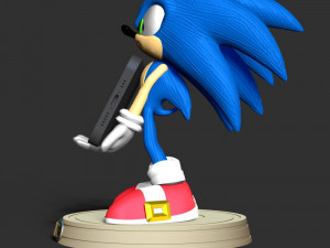 Sonic the Hedgehog 3D Print Model