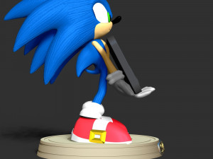 Sonic the Hedgehog 3D Print Model