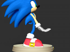 Sonic the Hedgehog 3D Print Model