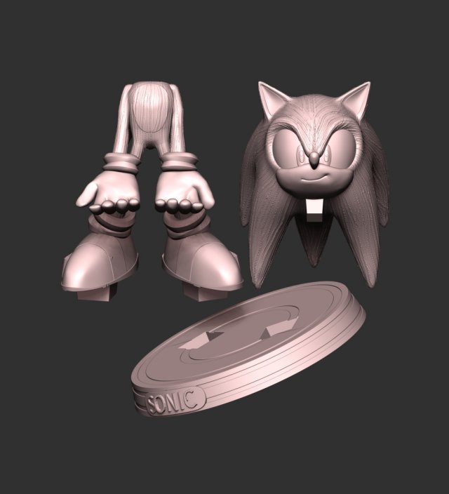 Sonic the Hedgehog Modello di stampa 3D in Figurine 3DExport