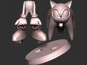 Sonic the Hedgehog 3D Print Model