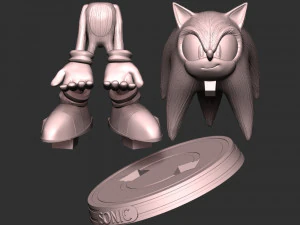 Sonic the Hedgehog 3D Print Model