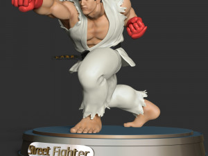 Ryu - Street Fighter 3Dプリントモデル