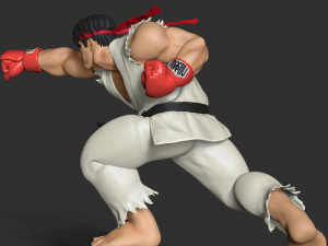Ryu - Street Fighter 3Dプリントモデル