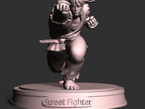 Ryu - Street Fighter 3Dプリントモデル