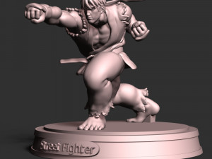 Ryu - Street Fighter 3Dプリントモデル