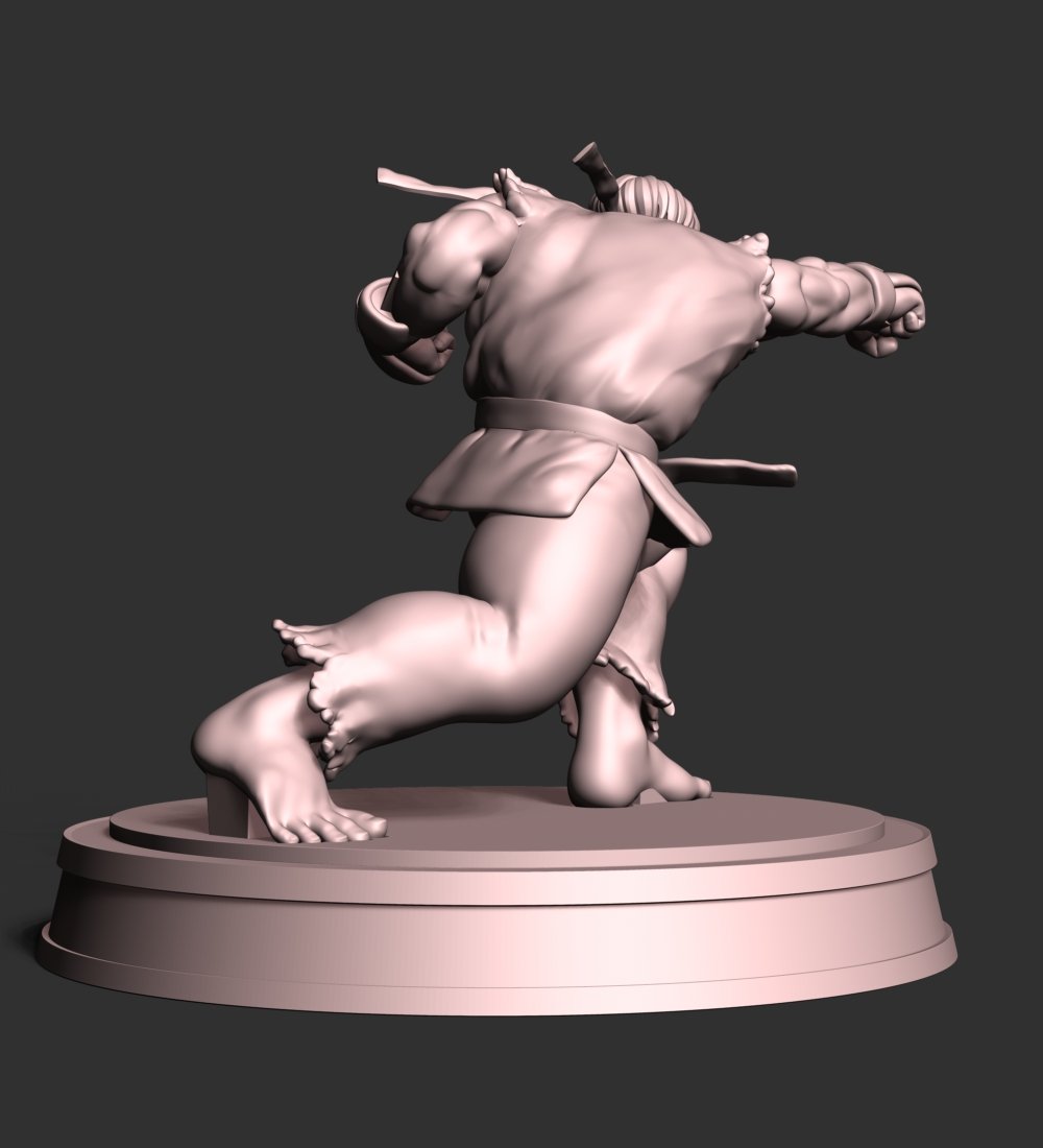 STL file Street Fighter - Ryu 🎮・3D printable model to download・Cults