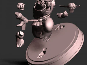류 - 스트리트 파이터 3D 프린트 모델