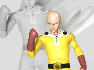 Saitima - One Punch Man 3D 프린트 모델