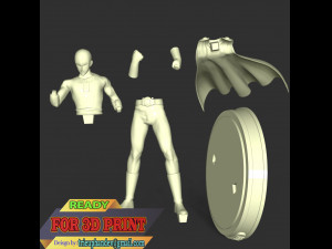 Saitima - One Punch Man 3D 프린트 모델