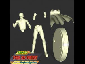Saitima - One Punch Man 3D Print Model