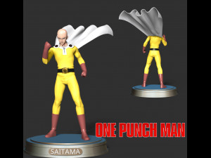 Saitima - One Punch Man 3D 프린트 모델