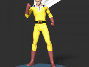 Saitima - One Punch Man 3D 프린트 모델