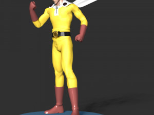 Saitima - One Punch Man 3D 프린트 모델