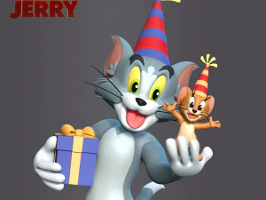 Tom und Jerry 3D Druckmodell