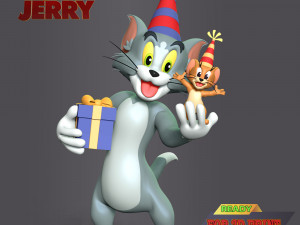 Tom And Jerry Modèles 3D en vedette