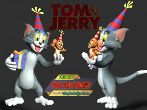 Tom And Jerry Modèles 3D en vedette
