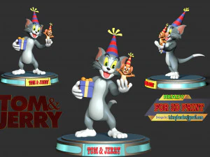 Tom And Jerry 3D Print Model