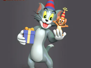 Tom And Jerry 3D Print Model