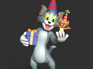 Tom And Jerry Modèles 3D en vedette