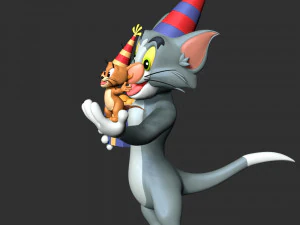 Tom And Jerry 3D Print Model