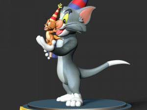 Tom And Jerry Modèles 3D en vedette