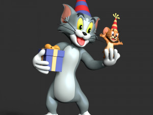 Tom And Jerry Modèles 3D en vedette