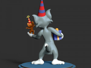 Tom And Jerry Modèles 3D en vedette