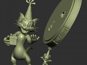 Tom And Jerry 3D Print Model