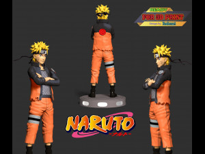 Naruto Fan Art 3D Print Model
