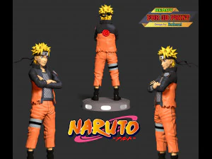 Naruto Fan Art 3D Print Model