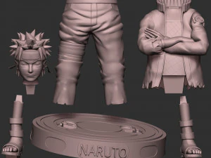 Naruto Fan Art 3D Print Model