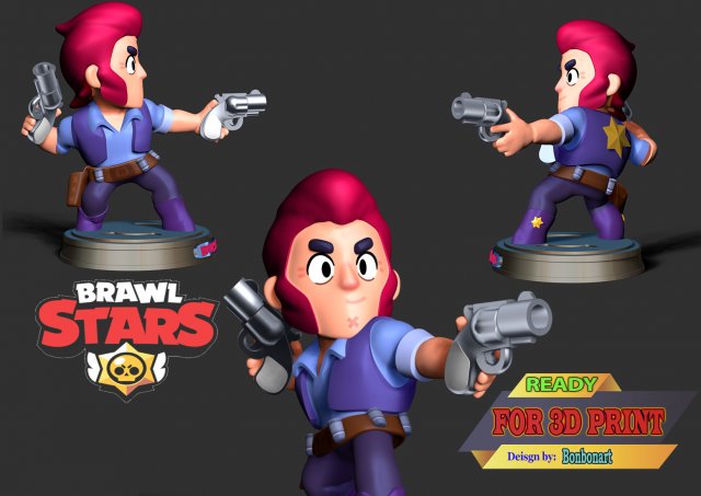 Edgar Brawl Stars Modelo de Impressão 3D in Figurinhas 3DExport