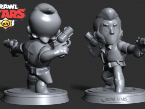 Colt Brawl Stars 3D Принт Модель