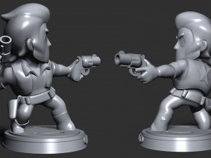 Colt Brawl Stars 3D Принт Модель
