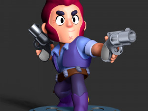 Colt Brawl Stars 3D Принт Модель