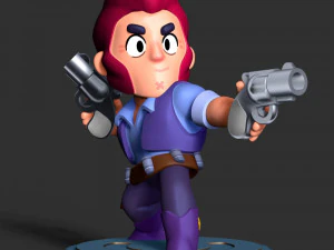 Colt Brawl Stars 3D Print Model