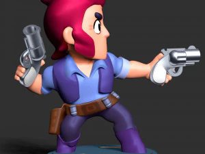 Colt Brawl Stars 3D Print Model