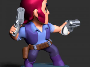 Colt Brawl Stars 3D Print Model