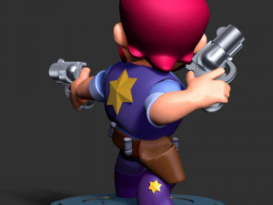 Colt Brawl Stars 3D Print Model