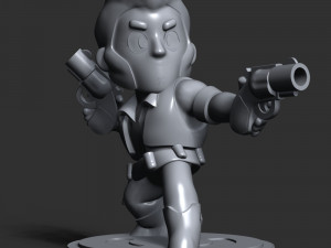 Colt Brawl Stars 3D Принт Модель
