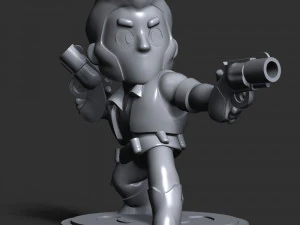 Colt Brawl Stars 3D Print Model