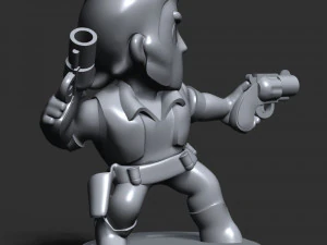 Colt Brawl Stars 3D Print Model